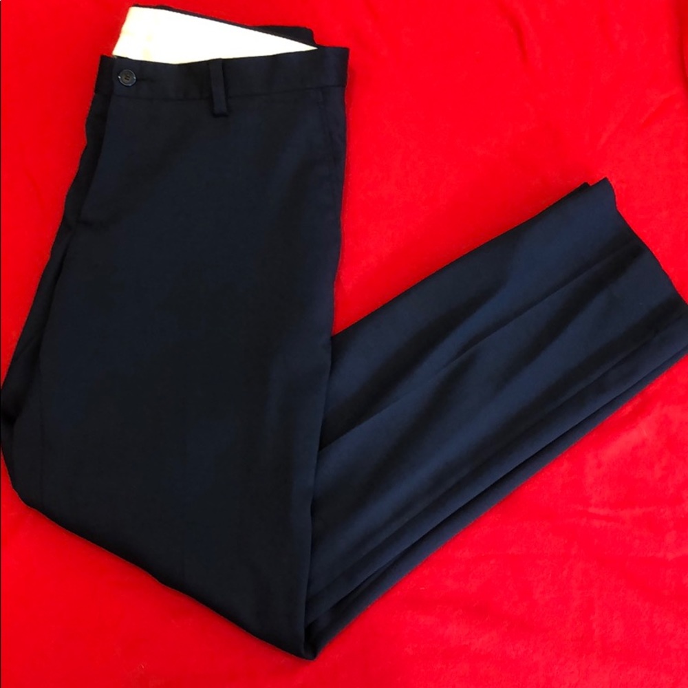 Zara Navy Blue Fitted Suit - Jacket and Pants - Picture 6 of 6